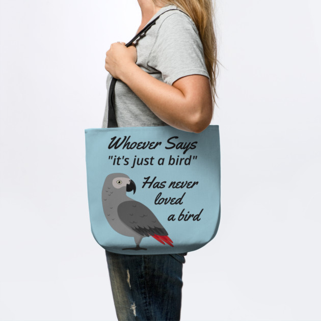 Just A Bird - African Grey Parrot by Einstein Parrot