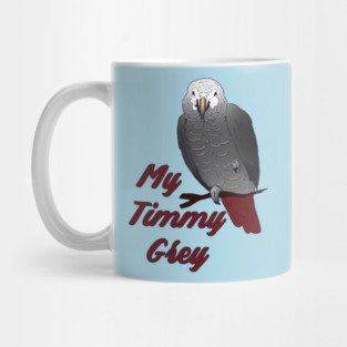 Timneh African Grey Parrot Timmy Mug