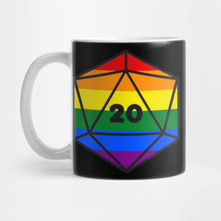 D20 - Pride Dice Mug