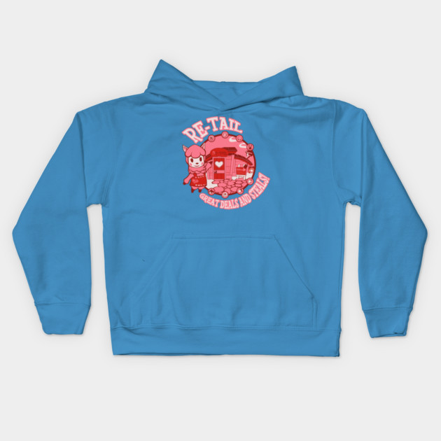 Re-Tail! Kids Hoodie by savagesparrow