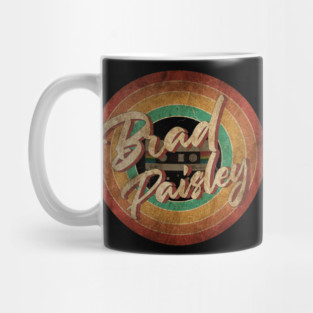 Brad Paisley Vintage Circle Art Mug