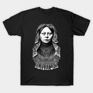 Madame Helena Blavatsky Esoteric Art Nouveau Design T-Shirt