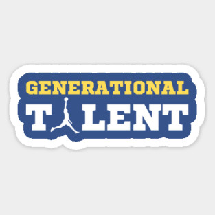 Generational Talent - Basketball Magnet