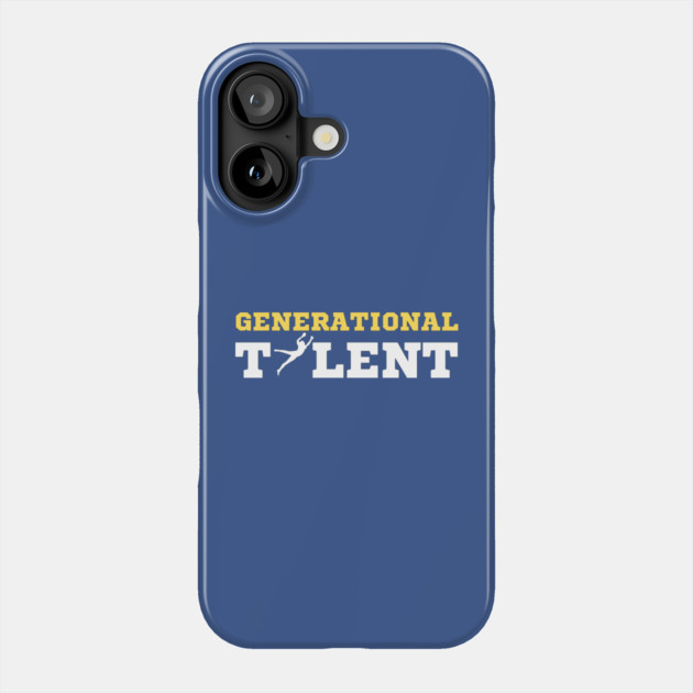 Generational Talent - Soccer 2 Phone Case by Litehouse Tees