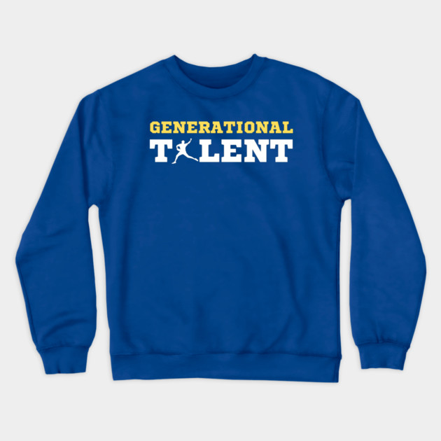 Generational Talent - Baseball 2 Crewneck Sweatshirt by Litehouse Tees