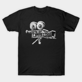 Retro Vintage Cameraman Filmmaker Gift T-Shirt