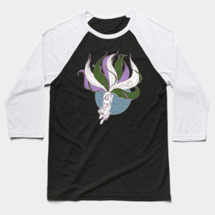 Genderqueer Pride Kitsune Baseball T-Shirt