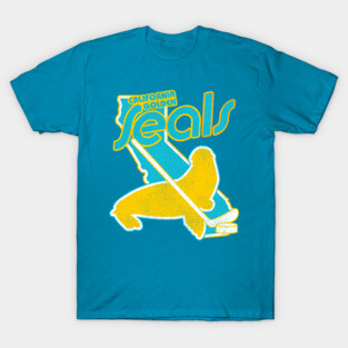 Defunct California Golden Seals Hockey Team T-Shirt