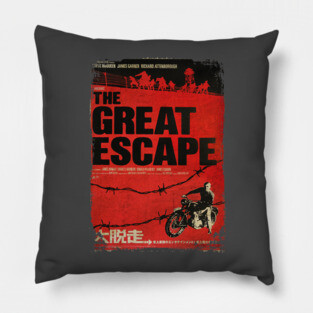 Retro Classic War Movie Poster Pillow