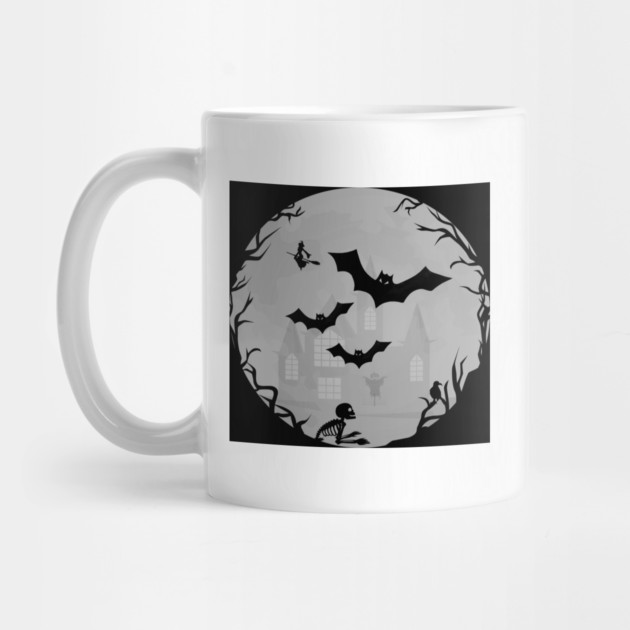 Spooky Halloween Bats Scene Cheeky Witch® by Cheeky Witch