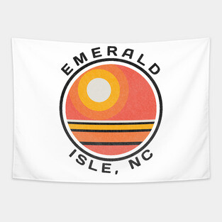 Emerald Isle, NC Summertime Vacationing Sunrise Tapestry