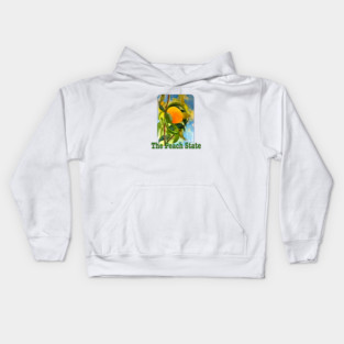 Georgia, The Peach State Kids Hoodie