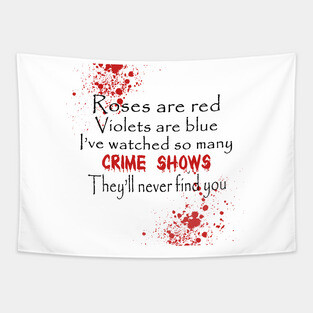 True Crime Fan Tapestry
