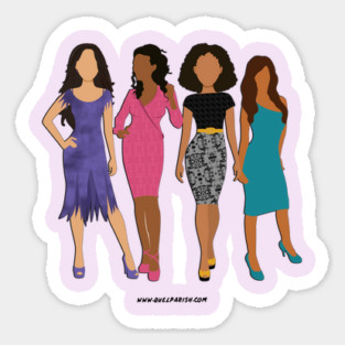 Girl Friends - version A Sticker