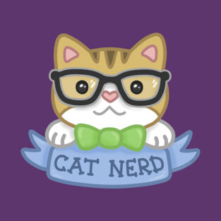Cat Nerd Orange Tabby T-Shirt