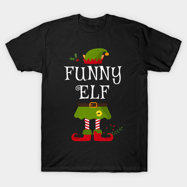 Funny Elf Shirt Family Matching Group Christmas Shirt, Matching