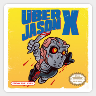 Uber Jason X - NES Cover Sticker