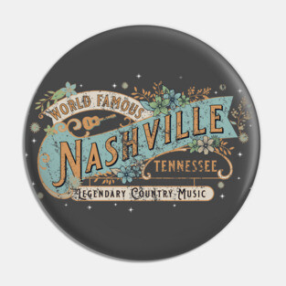 Vintage Nashville (Rough) Pin