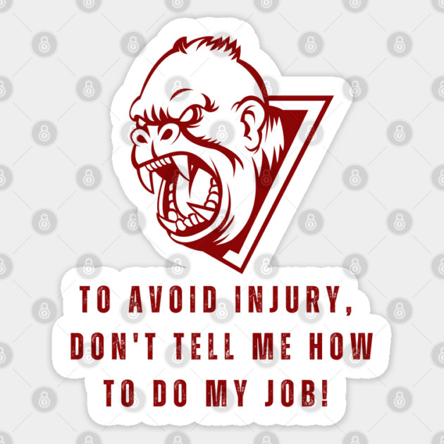 HOW TO DO MY JOB! Sticker by Prinyos