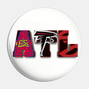 Atlanta Sports Teams - ATL Pin
