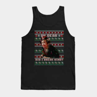 Christmas Vacation - Aunt Bethany Did I Just Break Wind funny ugly sweater Tank Top