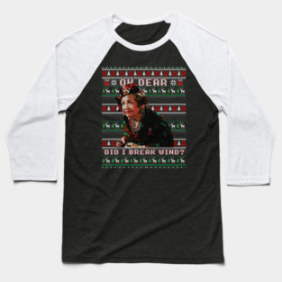Christmas Vacation - Aunt Bethany Did I Just Break Wind funny ugly sweater Baseball T-Shirt