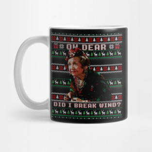 Christmas Vacation - Aunt Bethany Did I Just Break Wind funny ugly sweater Mug