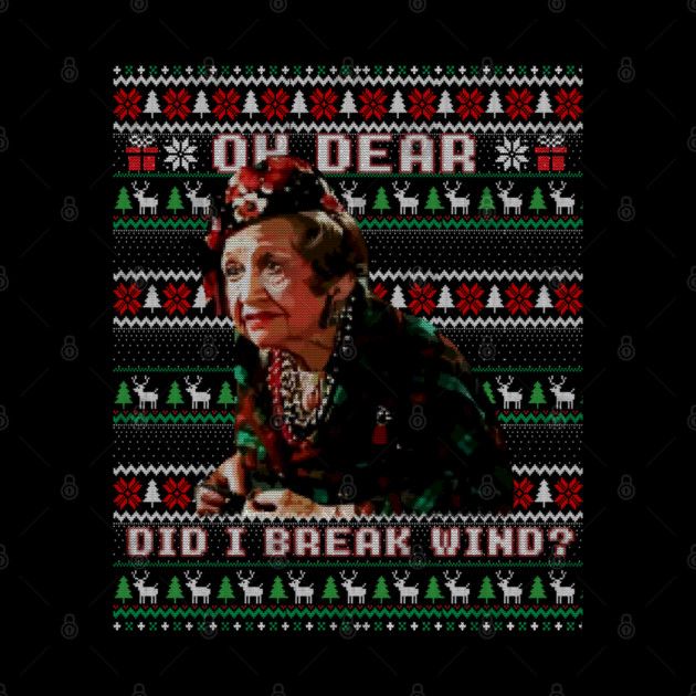 Christmas Vacation - Aunt Bethany Did I Just Break Wind funny ugly sweater by Kuchisabishii