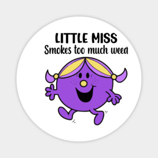 Little Miss smokes Magnet