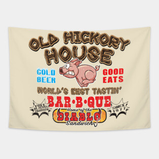 Old Hickory House BBQ Smokey and the Bandit Tapestry
