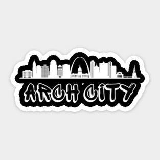 Arch City Graffiti Sticker