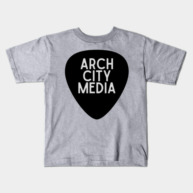 Arch City Media Guitar Pick Kids T-Shirt by Litehouse Tees
