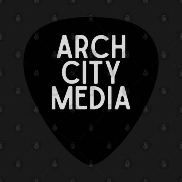 Arch City Media Guitar Pick by Litehouse Tees