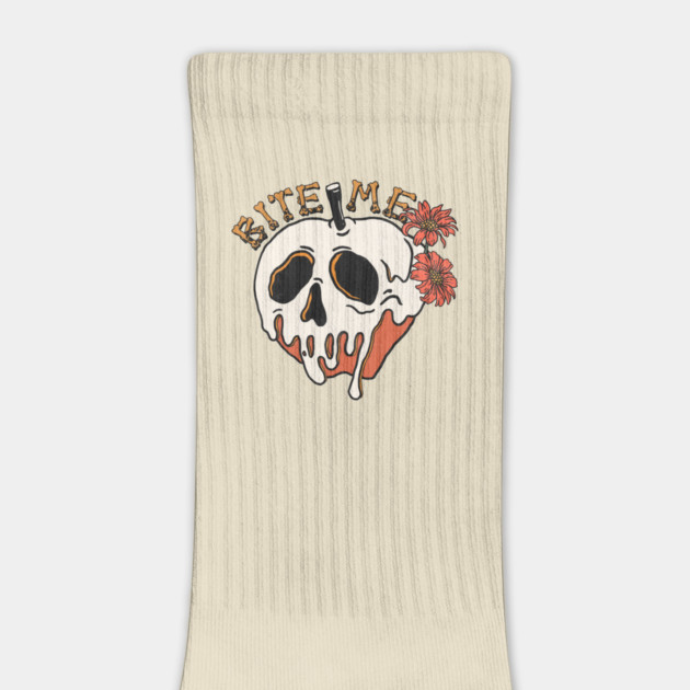 Bite Me Floral Skull by The WYLD Tribe