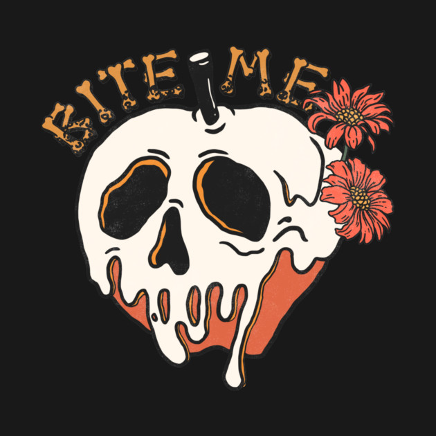 Bite Me Floral Skull by The WYLD Tribe