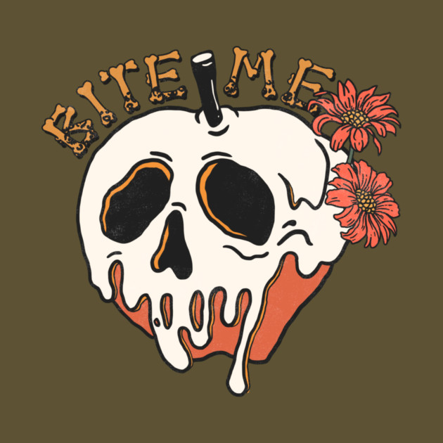Bite Me Floral Skull by The WYLD Tribe