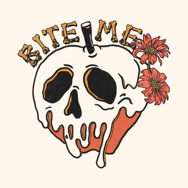 Bite Me Floral Skull by The WYLD Tribe