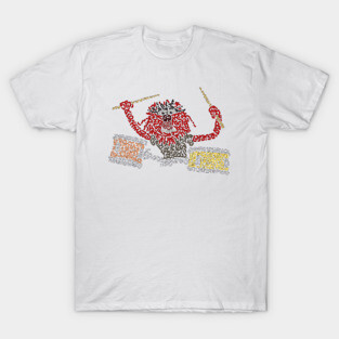 "Animal" The Crazy Drummer of the Muppet Show T-Shirt
