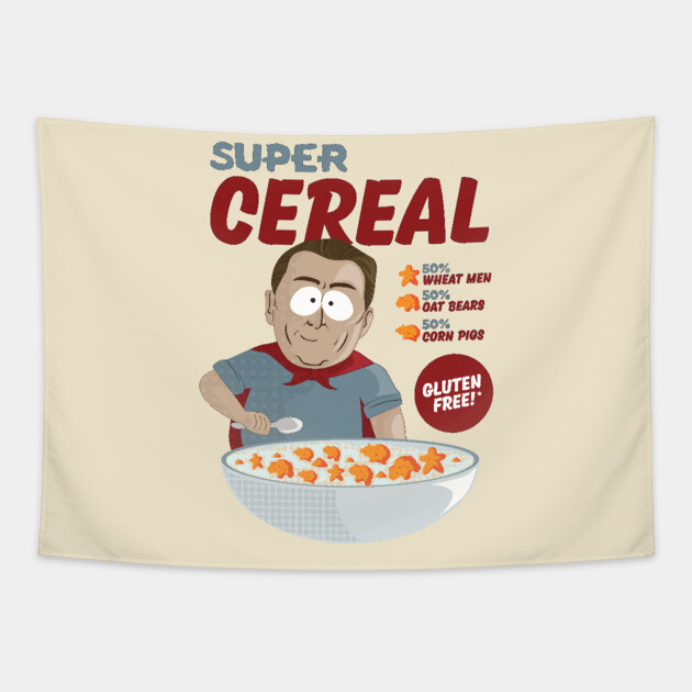 Super Cereal South Park Inspired South Park Tapestry TeePublic