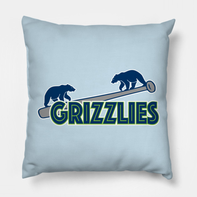 Bears On The Bat Pillow by Litehouse Tees