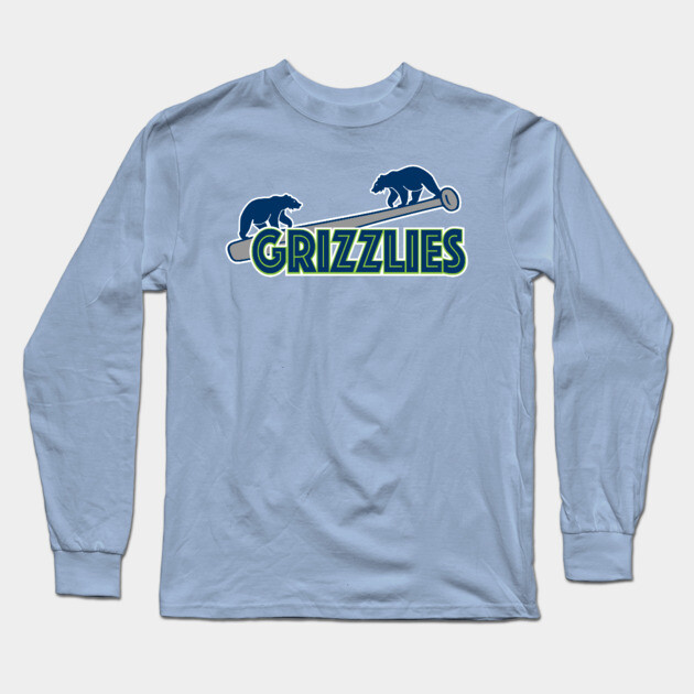 Bears On The Bat Long Sleeve T-Shirt by Litehouse Tees