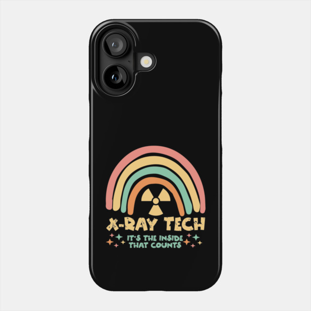 X-Ray Tech Rainbow Phone Case by The WYLD Tribe