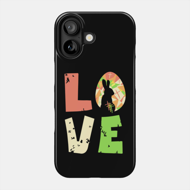 Love Easter Christian Cross Phone Case by The WYLD Tribe