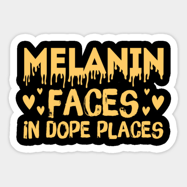 Melanin Faces in Dope Places Magnet by The WYLD Tribe
