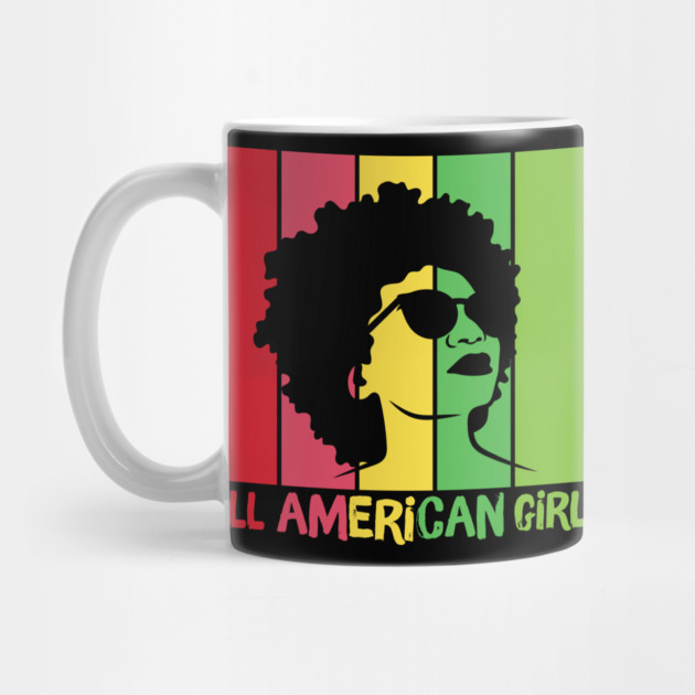Afro Hair All American Black Girl by The WYLD Tribe