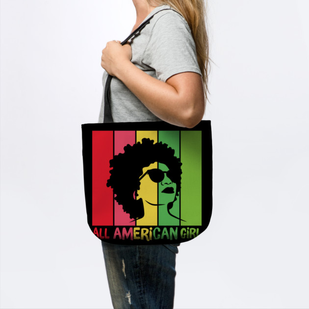 Afro Hair All American Black Girl by The WYLD Tribe