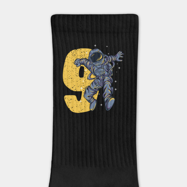 9 Years Old Astronaut 9th Birthday by The WYLD Tribe