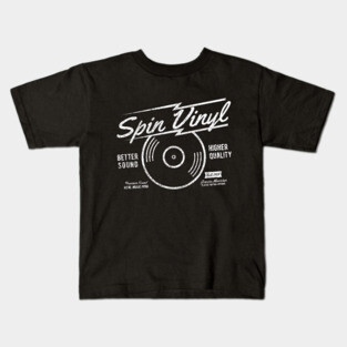 Spin Vinyl Retro Record Kids T-Shirt