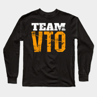 VTO Shirt TEAM VTO T-Shirt Distressed Long Sleeve T-Shirt