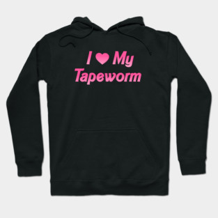 I Heart My Tapeworm Hoodie